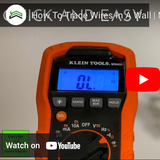 How To Trace Wires In A Wall | Multimeter Continuity Test