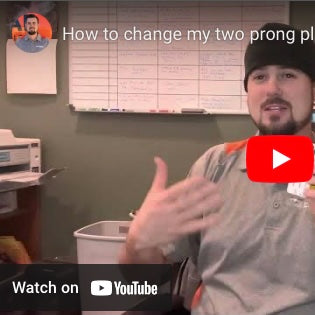 How to change my two prong plugs to three prong correctly?