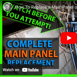 How To Replace a Main Panel or Sub Panel - Upgrading an Existing Electrical Service