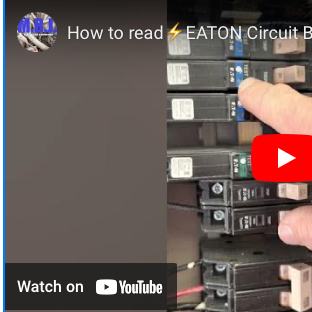 How to read⚡EATON Circuit Breaker AFCI/GFCI RED light fault codes for circuit, appliance, or breaker